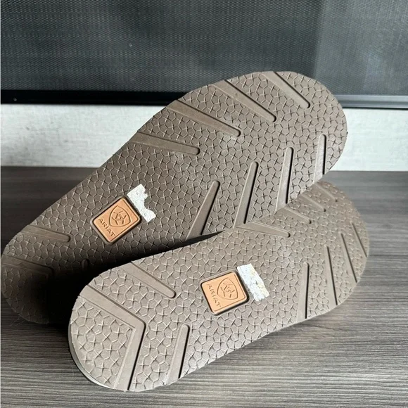 Ariat Brown Moccasins with Leopard Print - Picture 5 of 5